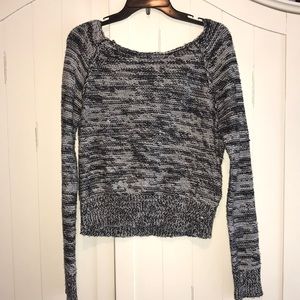 Black and white sweater